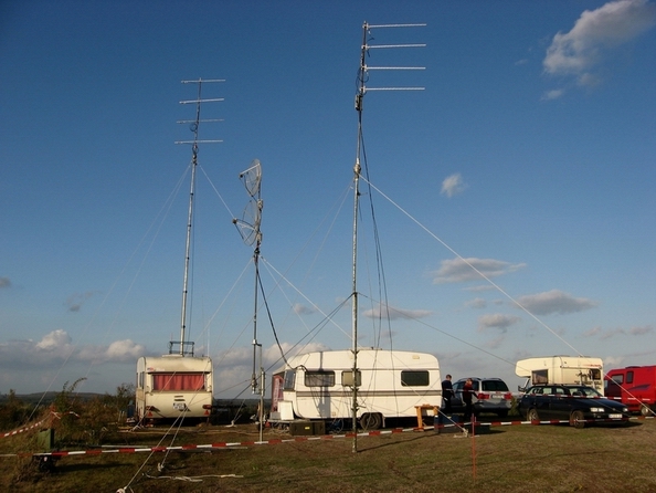 DK0PU beim Contestbetrieb